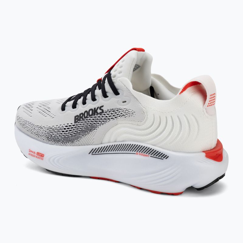 Scarpe da corsa uomo Brooks Adrenaline GTS 25 white/black/red 3
