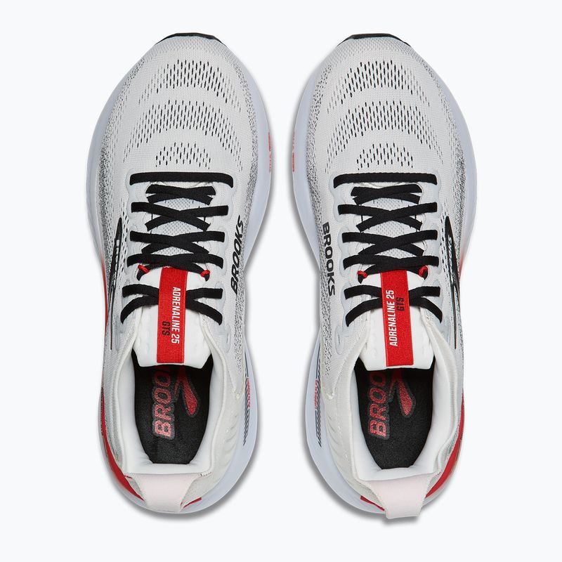 Scarpe da corsa uomo Brooks Adrenaline GTS 25 white/black/red 5