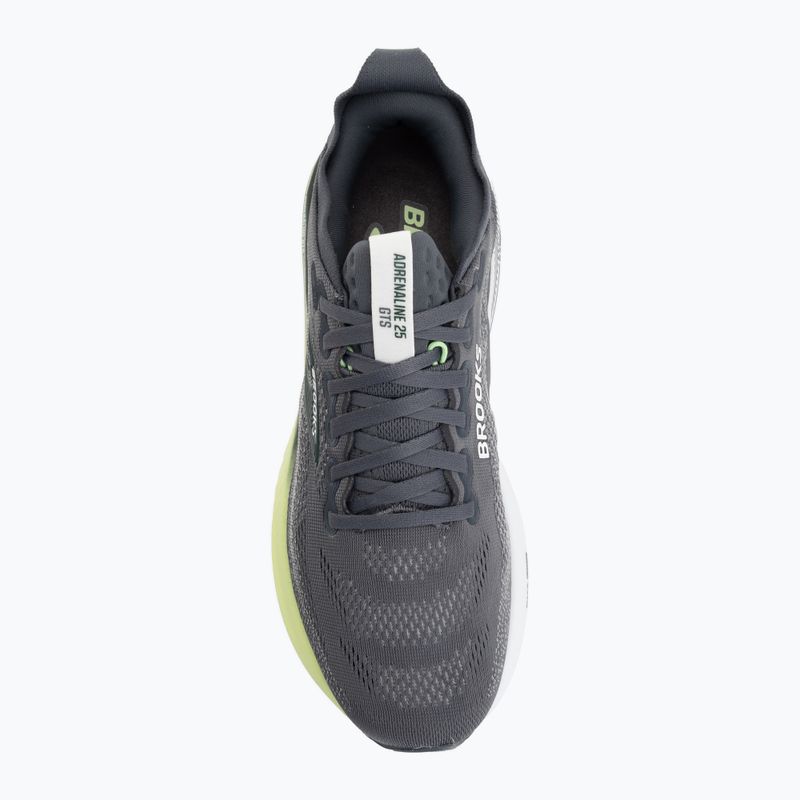 Scarpe da corsa uomo Brooks Adrenaline GTS 25 grey/paradise green/spruce 5