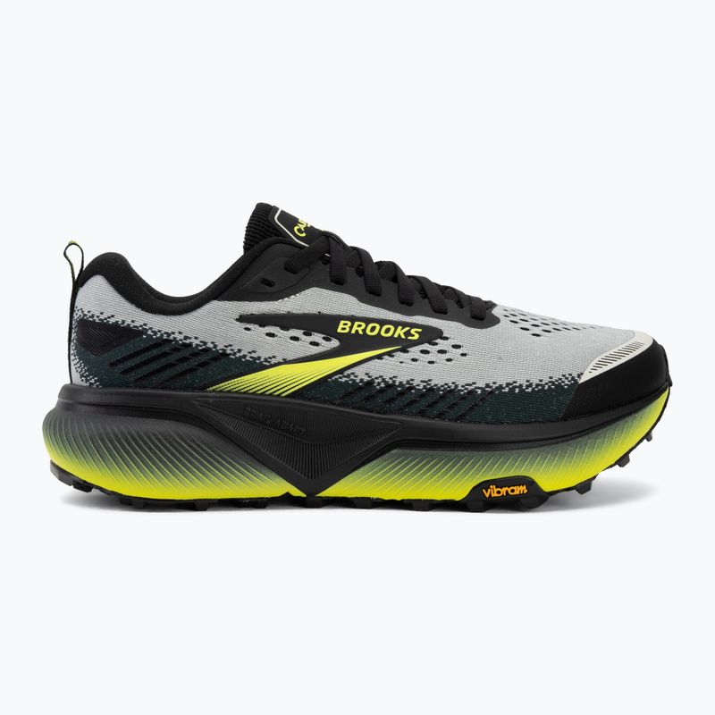 Scarpe da corsa uomo Brooks Cascadia 20 grey/black/nightlife 2
