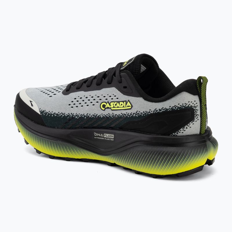 Scarpe da corsa uomo Brooks Cascadia 20 grey/black/nightlife 3