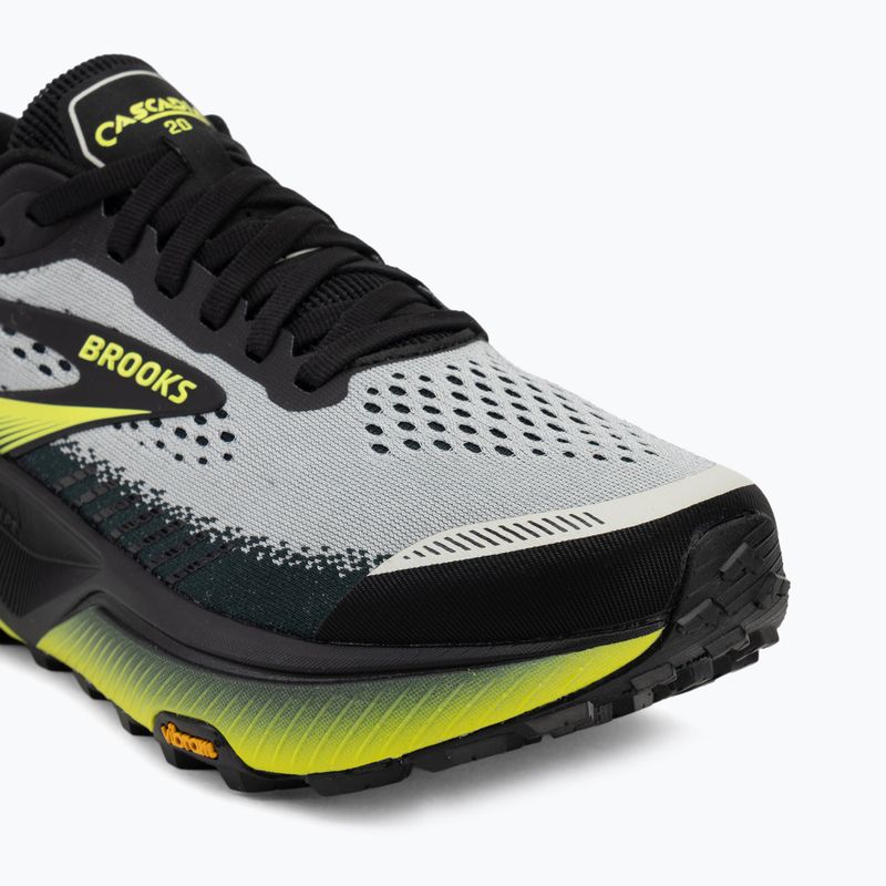 Scarpe da corsa uomo Brooks Cascadia 20 grey/black/nightlife 7