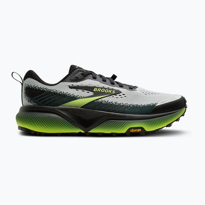 Scarpe da corsa uomo Brooks Cascadia 20 grey/black/nightlife 2