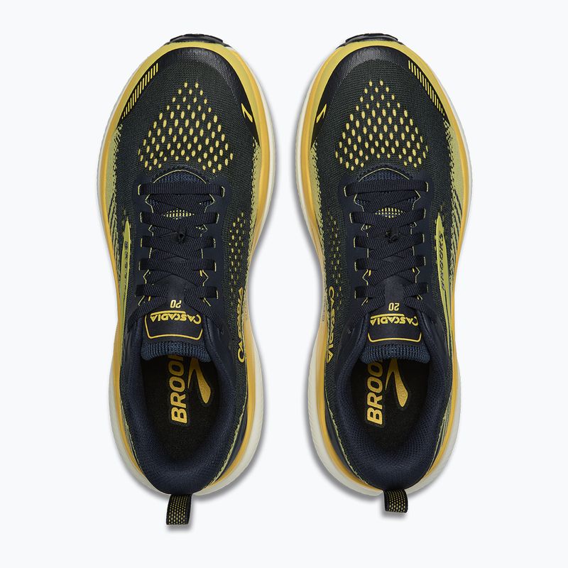 Scarpe da corsa uomo Brooks Cascadia 20 navy/nightlife/grey 4