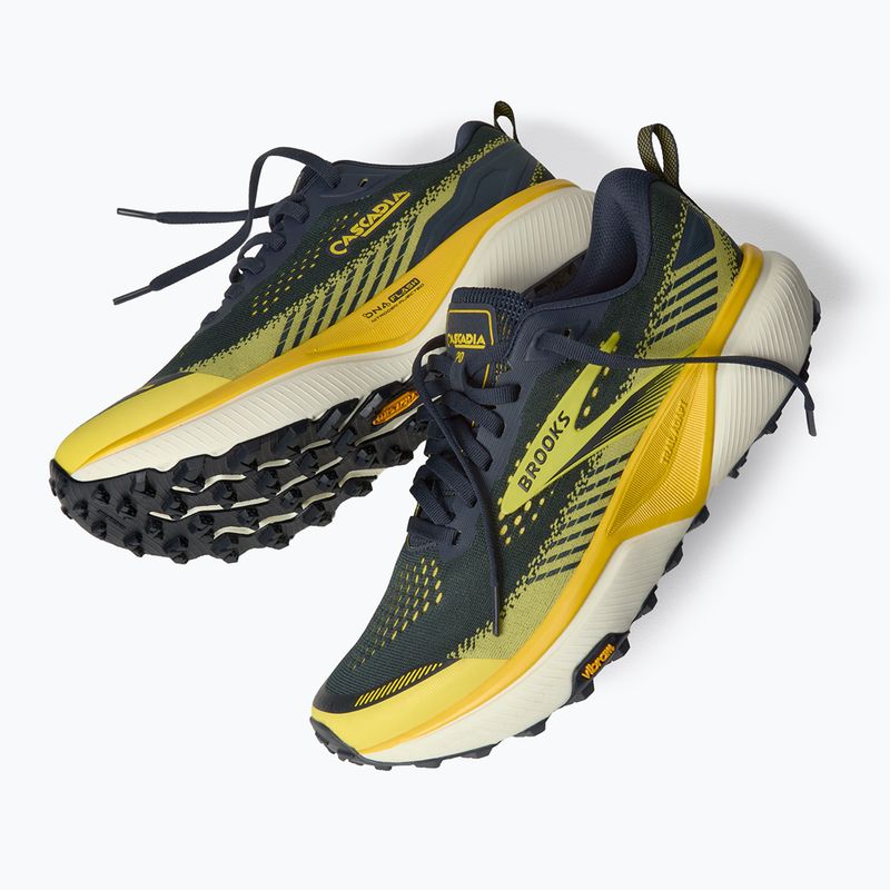 Scarpe da corsa uomo Brooks Cascadia 20 navy/nightlife/grey 6