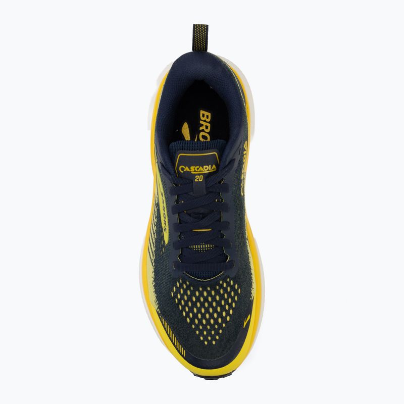 Scarpe da corsa uomo Brooks Cascadia 20 navy/nightlife/grey 5