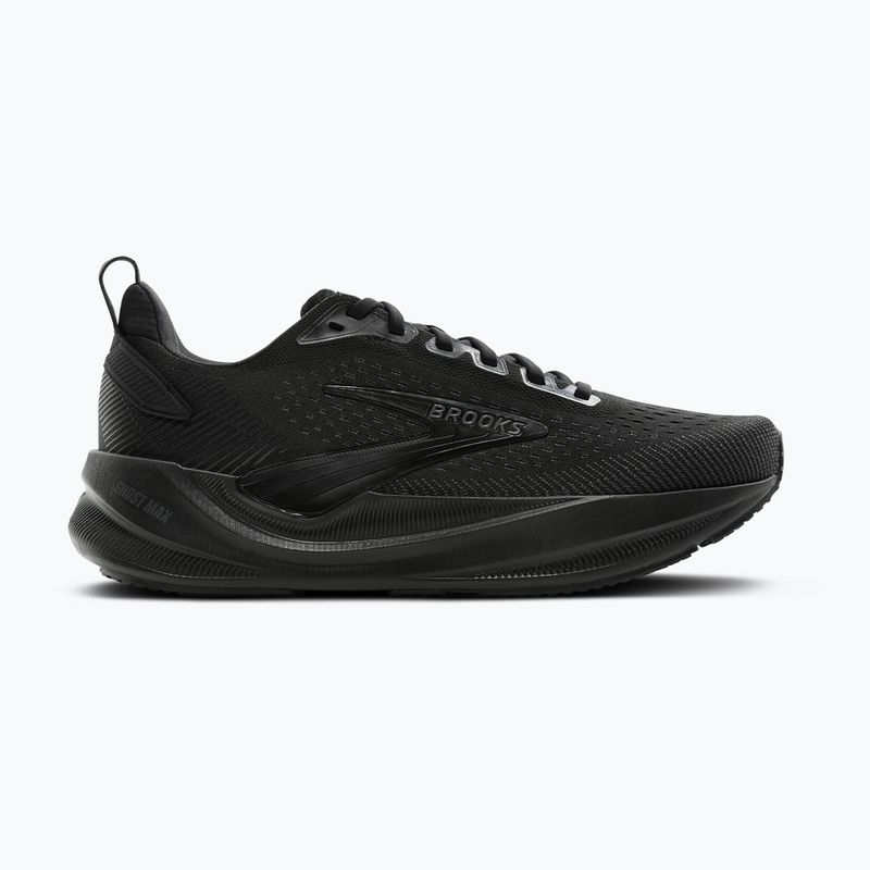 Scarpe da corsa uomo Brooks Ghost Max 4 black/black/ebony 2