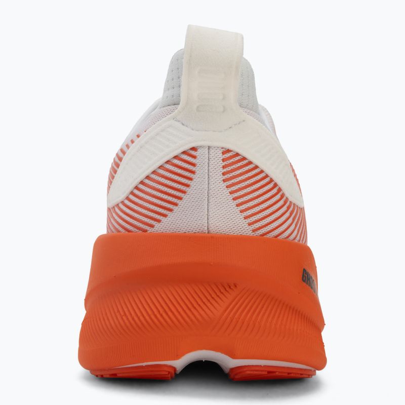 Scarpe da corsa uomo Brooks Ghost Max 4 white/orange/red 6