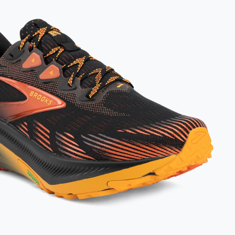 Scarpe da corsa uomo Brooks Ghost Trail black/red/orange 7