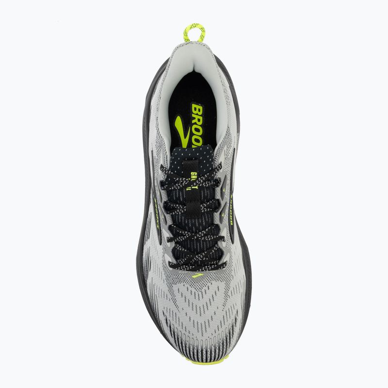 Scarpe da corsa uomo Brooks Ghost Trail grey/black/nightlife 5