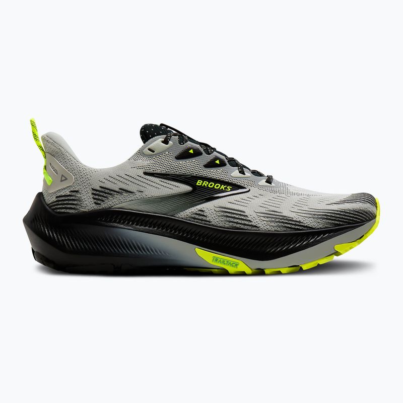 Scarpe da corsa uomo Brooks Ghost Trail grey/black/nightlife 2