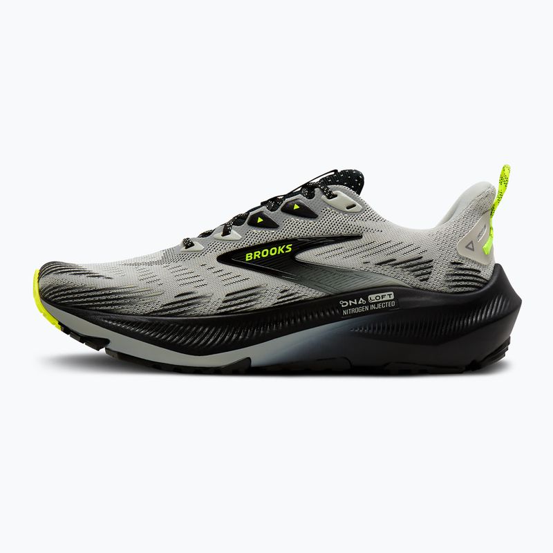 Scarpe da corsa uomo Brooks Ghost Trail grey/black/nightlife 3