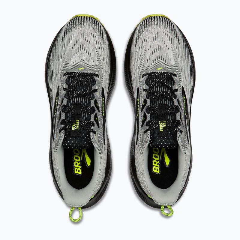 Scarpe da corsa uomo Brooks Ghost Trail grey/black/nightlife 5