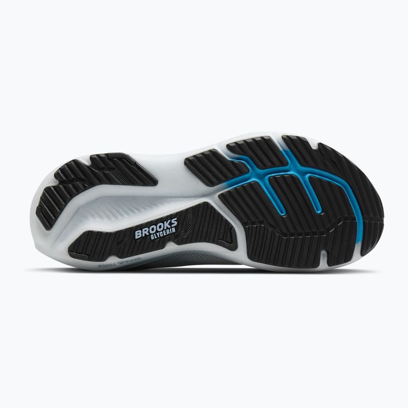 Scarpe da corsa uomo Brooks Glycerin 23 white/rain/baltic sea 4