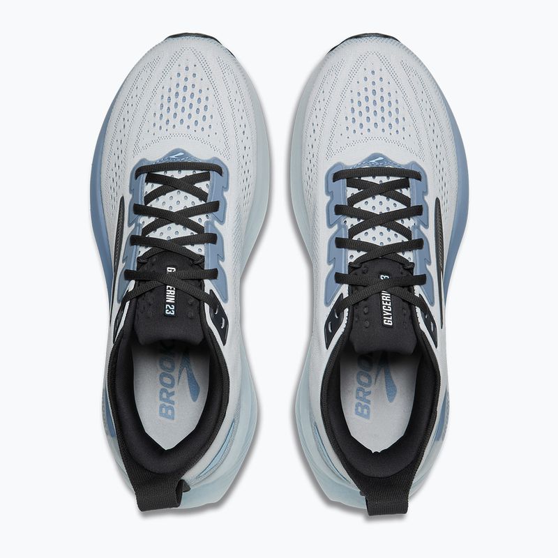 Scarpe da corsa uomo Brooks Glycerin 23 white/rain/baltic sea 5