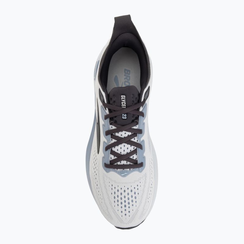 Scarpe da corsa uomo Brooks Glycerin 23 white/rain/baltic sea 5