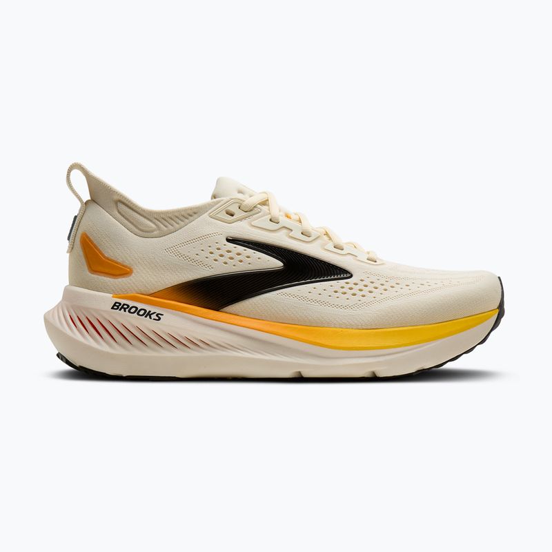 Scarpe da corsa uomo Brooks Glycerin 23 arctic wolf/angora/orange 2