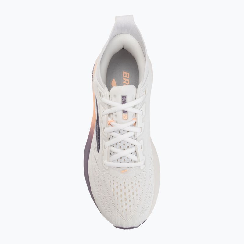 Scarpe da corsa donna Brooks Glycerin 23 white/mulled grape/clear 5