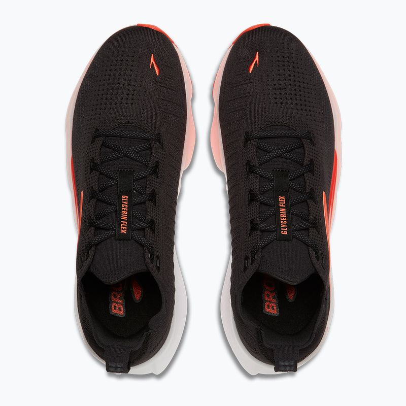 Scarpe da corsa uomo Brooks Glycerin Flex black/orange 5