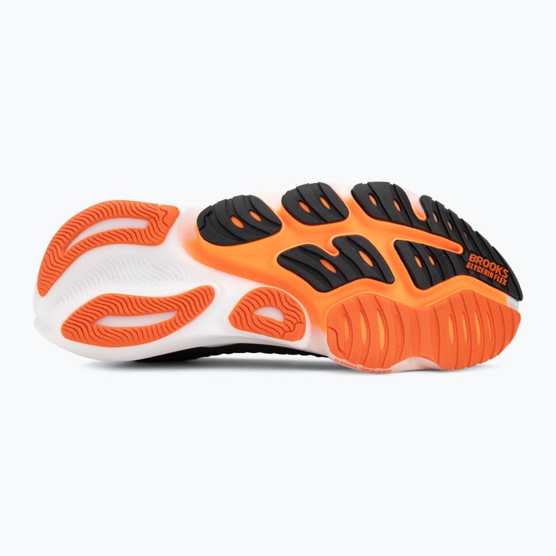 Scarpe da corsa uomo Brooks Glycerin Flex black/orange 4