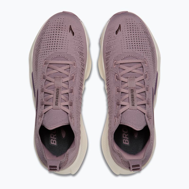 Scarpe da corsa donna Brooks Glycerin Flex rose/raisin/metallic 5