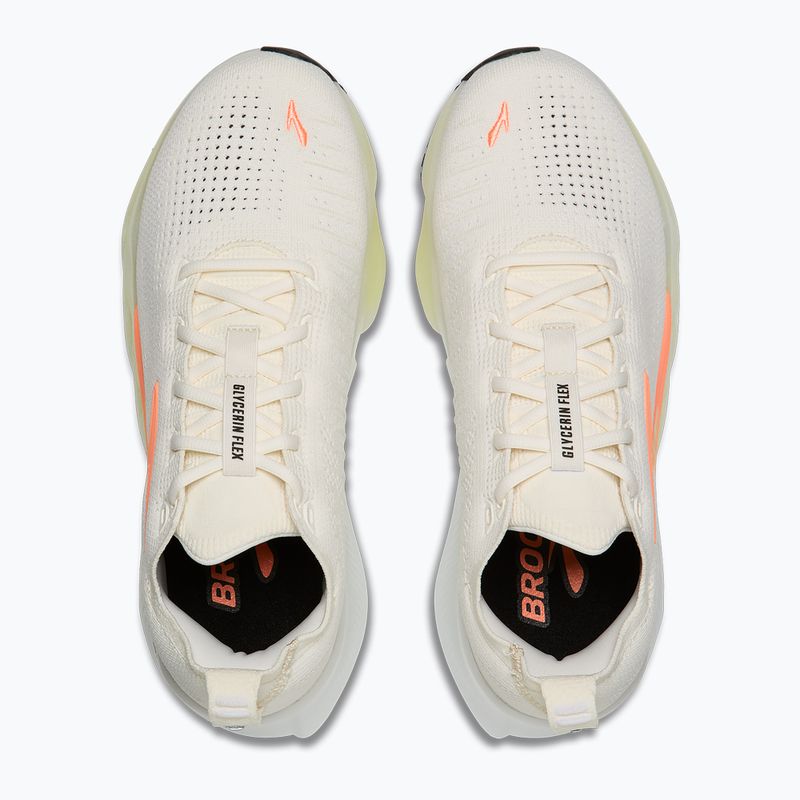Scarpe da corsa donna Brooks Glycerin Flex white/peach/nightlife 5