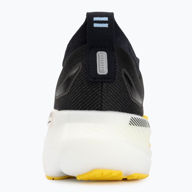 Scarpe da corsa uomo Brooks Glycerin GTS 23 black/cyber yellow/nightlife 6