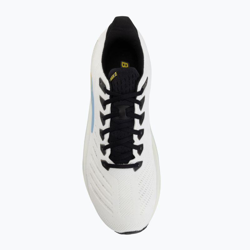 Scarpe da corsa uomo Brooks Glycerin Max 2 bright white/black/nightlife 5