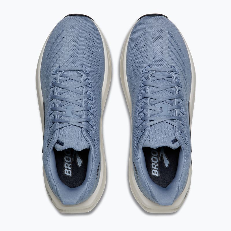 Scarpe da corsa uomo Brooks Glycerin Max 2 rain washed/navy blazer/clear 5