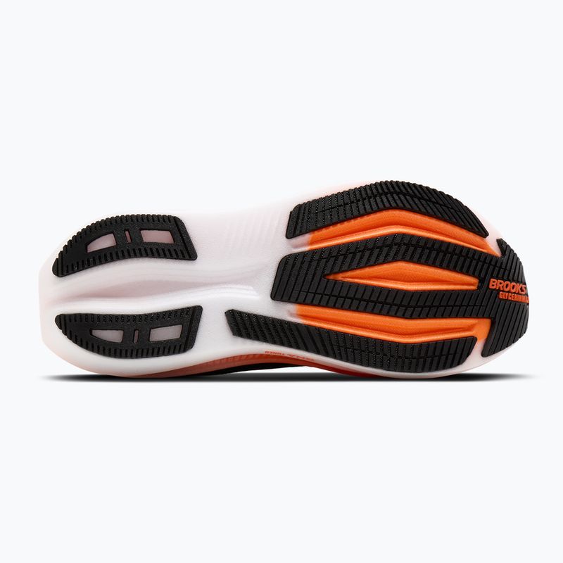 Scarpe da corsa uomo Brooks Glycerin Max 2 black/tigerlilly/orange 4