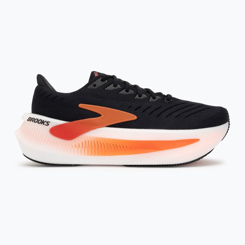 Scarpe da corsa uomo Brooks Glycerin Max 2 black/tigerlilly/orange 2