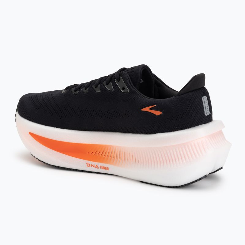 Scarpe da corsa uomo Brooks Glycerin Max 2 black/tigerlilly/orange 3