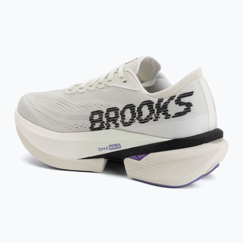 Scarpe da corsa uomo Brooks Hyperion Max 4 grey/black/purple hebe 3