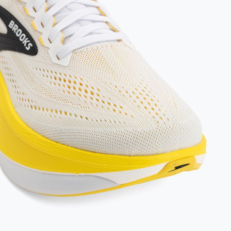 Scarpe da corsa uomo Brooks Hyperion Max 4 white/cyber yellow/black 7