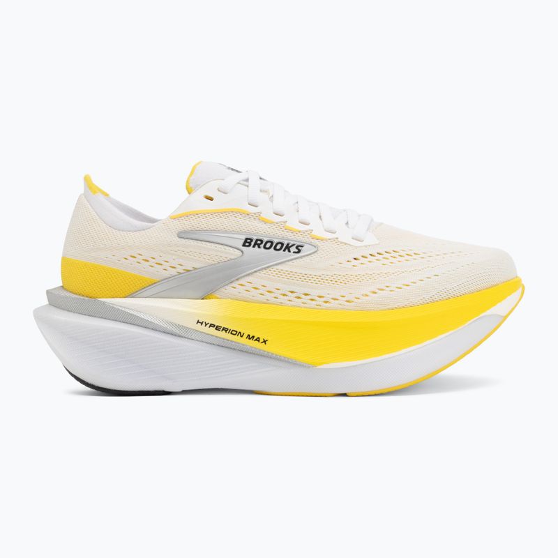 Scarpe da corsa donna Brooks Hyperion Max 4 white/cyber yellow/black 2