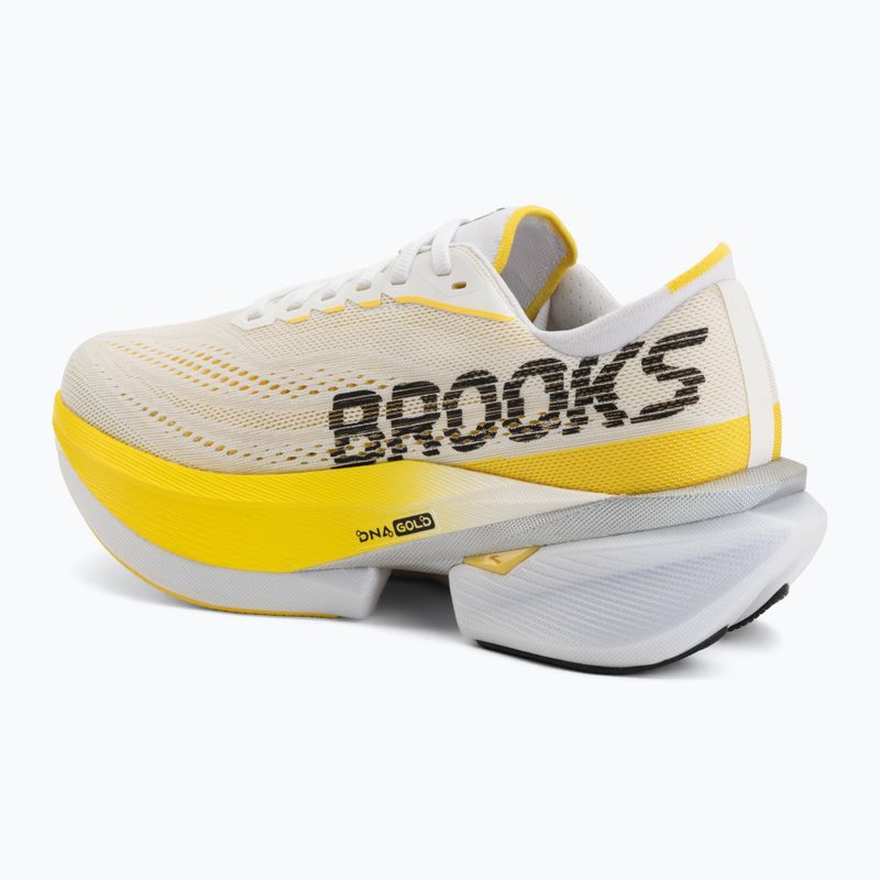 Scarpe da corsa donna Brooks Hyperion Max 4 white/cyber yellow/black 3