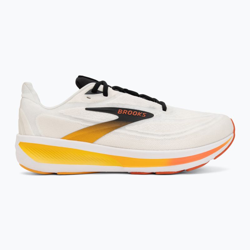 Scarpe da corsa uomo Brooks Revel 9 white/orange/black 2