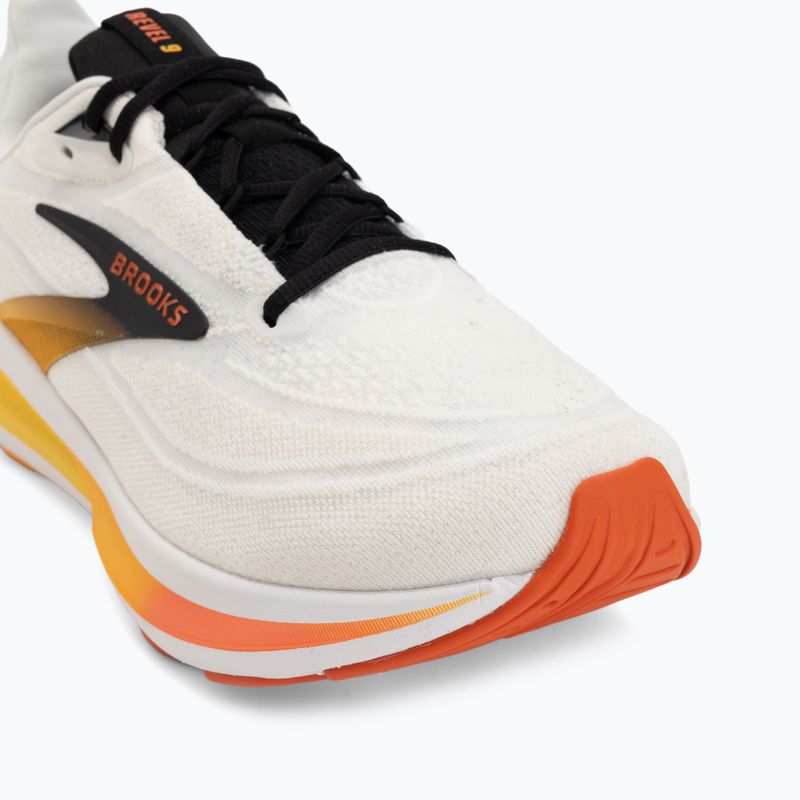 Scarpe da corsa uomo Brooks Revel 9 white/orange/black 7