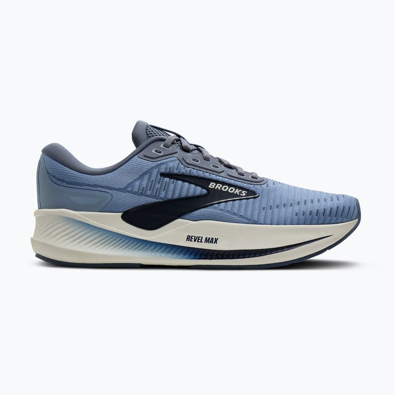 Scarpe da corsa uomo Brooks Revel Max rain washed/grey/navy 2