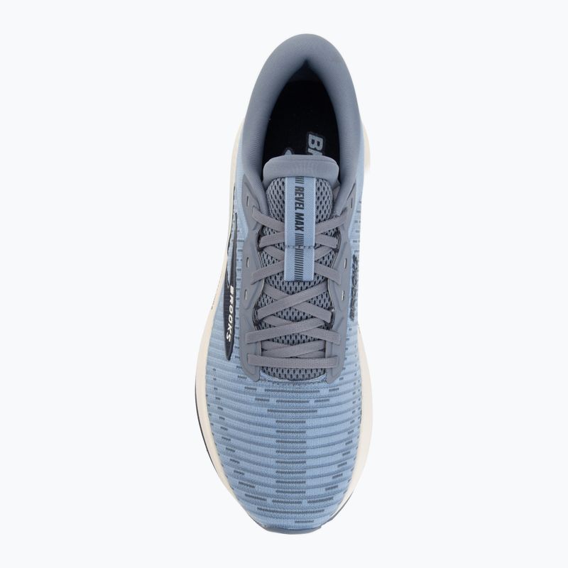 Scarpe da corsa uomo Brooks Revel Max rain washed/grey/navy 5