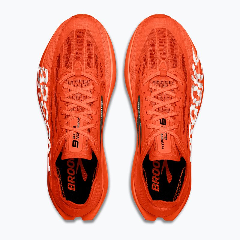 Scarpe da corsa Brooks Hyperion Elite 6 tigerlily/red/white 5