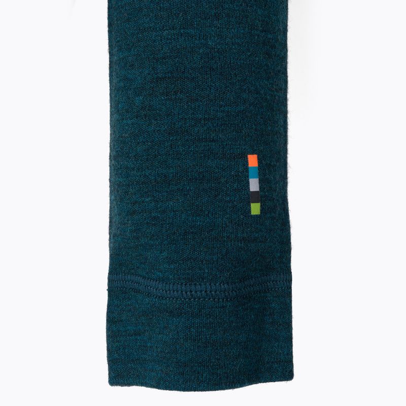 Smartwool Merino 250 Baselayer Crew da donna in scatola manica lunga termica twilight blue heather 3