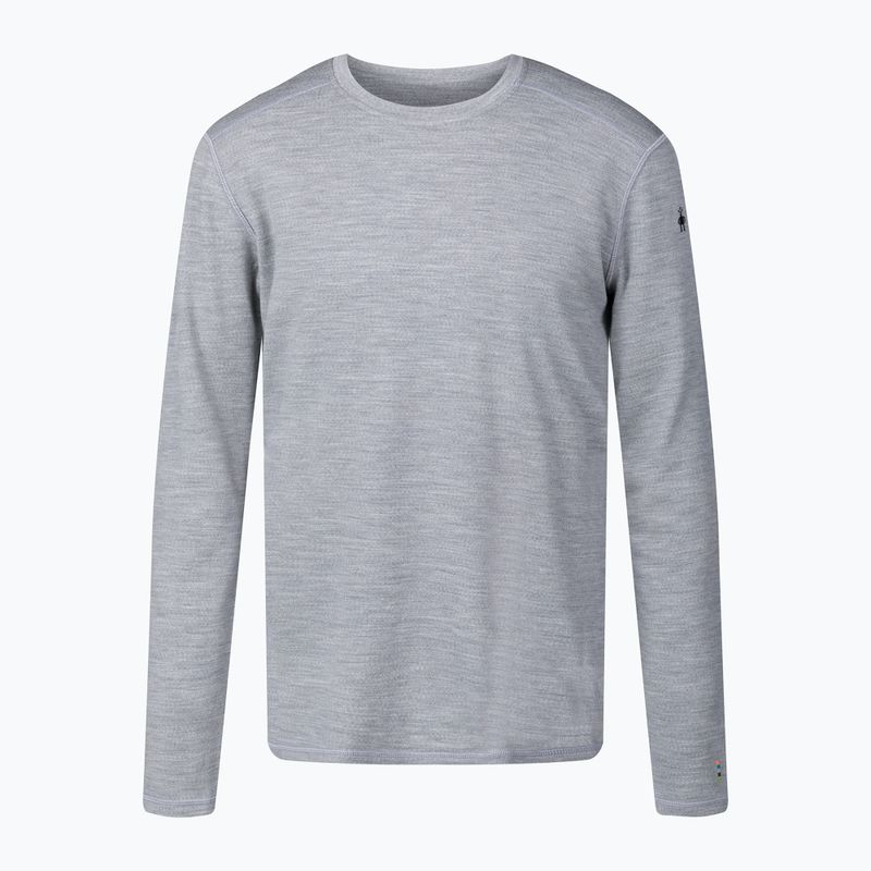 Maglia termica da uomo Smartwool Merino 250 Baselayer Crew Boxed grigio chiaro mélange