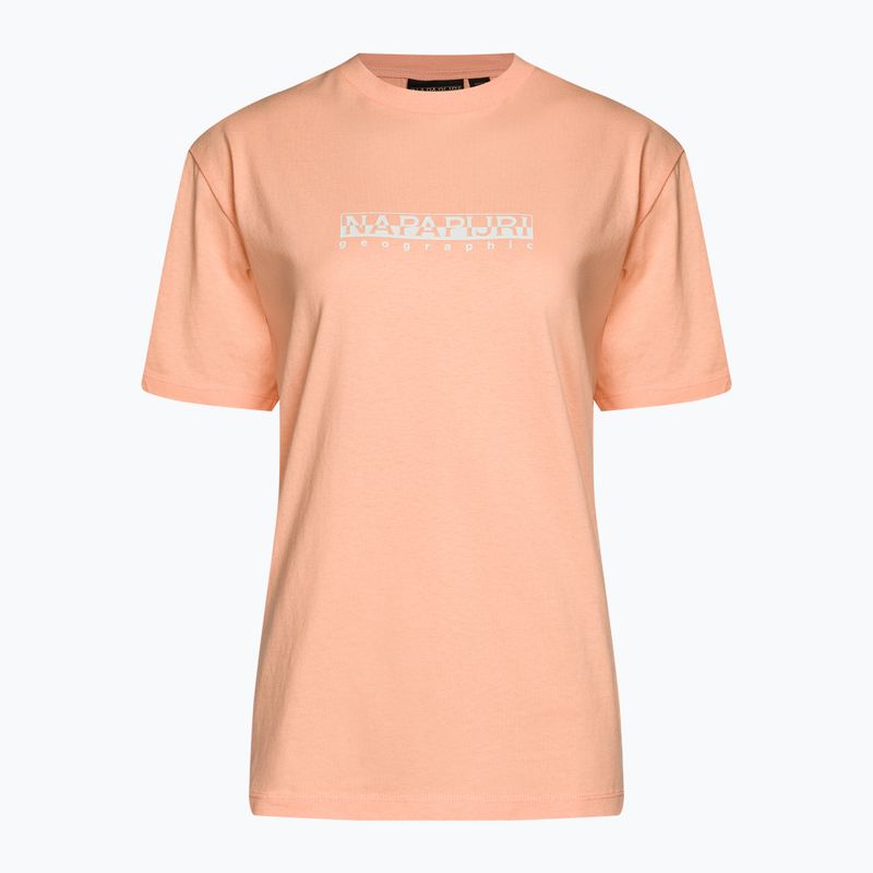 T-shirt Napapijri S-Box rosa salmone da donna 5