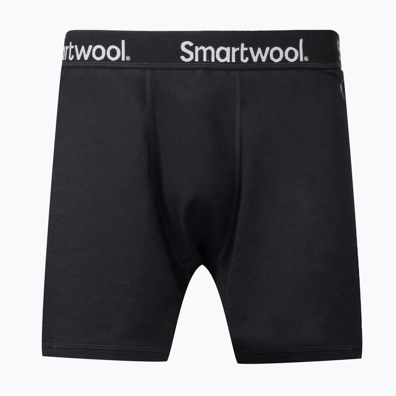 Smartwool Merino Sport 150 Boxer da uomo Boxer termici neri in scatola