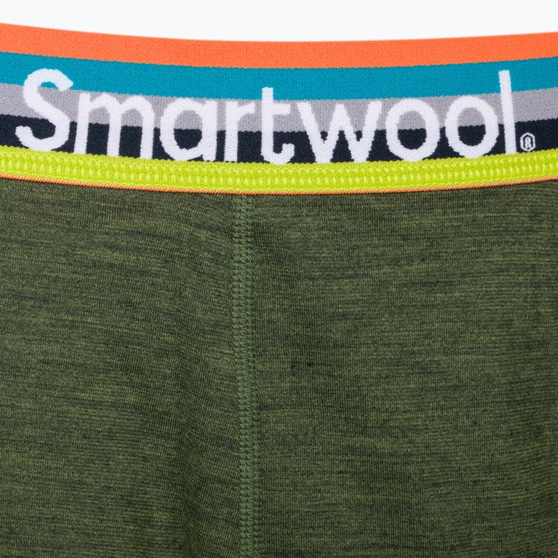 Boxer da uomo Smartwool Merino Sport 150 Boxer termico verde muschio heather in scatola 3