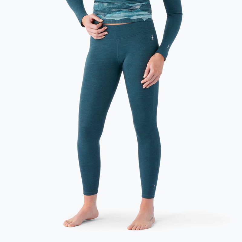 Smartwool Merino 250 Baselayer Bottom Donna Pantaloni termici in scatola twilight blue heather