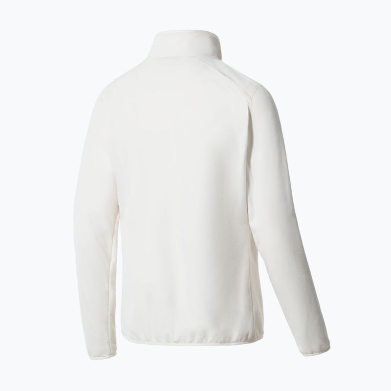 Felpa trekking donna The North Face 100 Glacier 1/4 Zip 2023 gardenia bianco 2