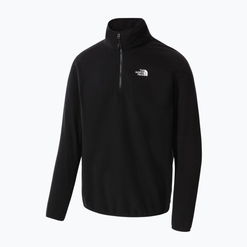 Felpa da trekking da uomo The North Face 100 Glacier 1/4 Zip 2023 nero