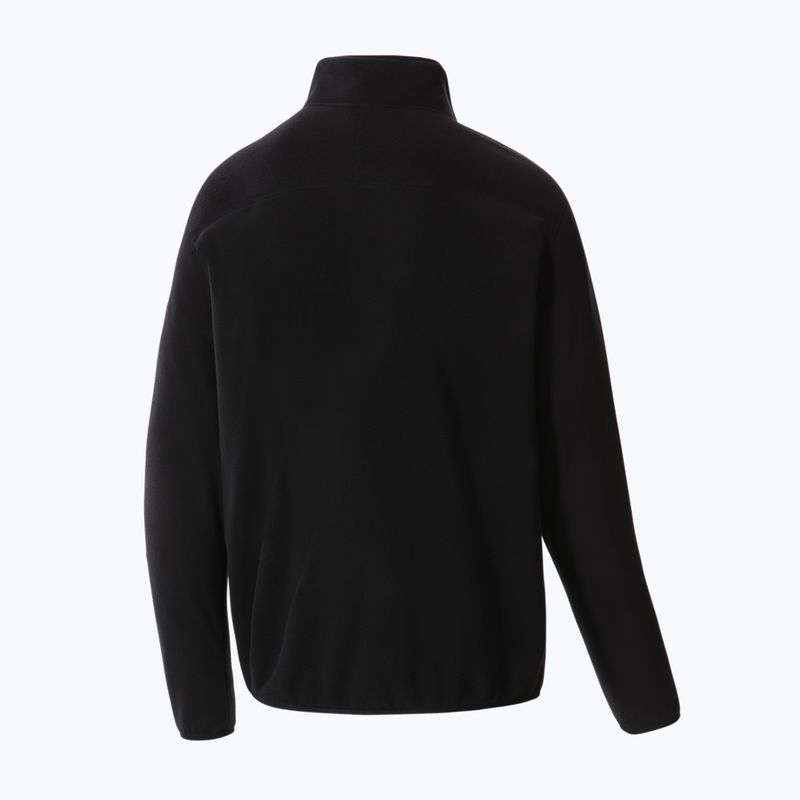 Felpa da trekking da uomo The North Face 100 Glacier 1/4 Zip 2023 nero 2